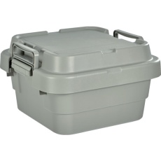【GYCFL-30】TRUSCO トランクカーゴ フラット天板仕様 浅型 20L グレー