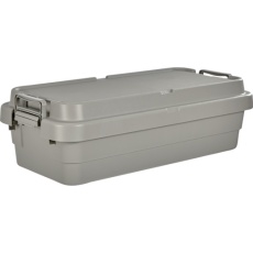 【GYCFL-70】TRUSCO トランクカーゴ フラット天板仕様 浅型 40L グレー