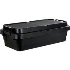 【BLKCFL-70】TRUSCO トランクカーゴ フラット天板仕様 浅型 40L 黒