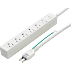 【Y02JKP605WH】YAZAWA 3Pマグネットタップ6個口5m白