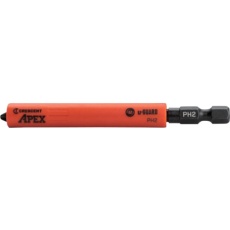 【CAUGB3BPH2】APEX TOOL U-GUARD 安全スリーブ付きドライバービット PH2 2本パック