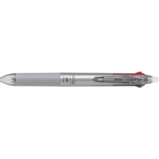 【LKFBS60EF-DS】PILOT 消せるボールペン フリクションボール3スリム 0.5 黒・赤・青3色ボールペン ダークシルバー