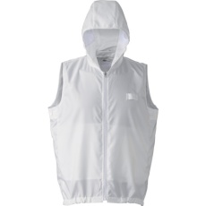 【PK2901-W-3L】GOLDWIN 空調服(R)フード付きアウターベスト 白 3L
