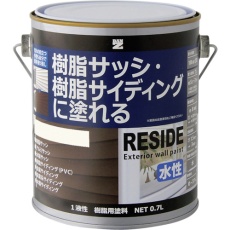 【L-RSD/L07D1】BAN-ZI 樹脂・アルミ(サッシ・外壁)用塗料 RESIDE 0.7L オフホワイト 25-92B