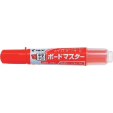 【WMBM-12LC-R】PILOT ホワイトボードマーカー ボードマスター 中字平芯 レッド