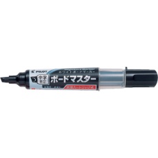 【WMBM-12LC-B】PILOT ホワイトボードマーカー ボードマスター 中字平芯 ブラック