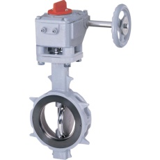 【304YA-2U-65-S-R】巴 バタフライバルブ JIS10K/65A 304YA-2U SCS13A/SCS13A/R-PTFE ギア