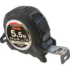 【TRC-2555GL】TRUSCO 追番目盛りゴムカバー付コンベックス 25幅5.5m