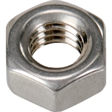 【Y809-0003】TRUSCO 六角ナット1種 ユニクロ ねじ寸法M3×0.50 50本入 少量パック