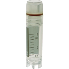 【CT2F-50IS】TRUSCO クライオチューブ(凍結保存用チューブ) 2ml 内ねじ 自立型 50個入