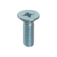 【Y825-0612】TRUSCO 皿頭小ねじ ユニクロ 全ネジ M6×12 10本入 少量パック