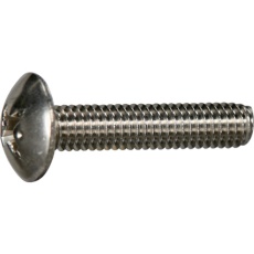 【Y829-0425】TRUSCO トラス頭小ねじ ステンレス 全ねじ M4×25 10本入 少量パック