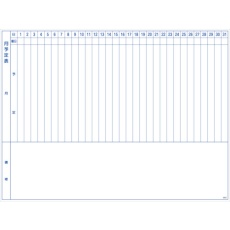 【TWMM-LL】TRUSCO スケジュールボード マグネットシートタイプ 月予定表 縦書き