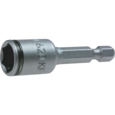 【62083】ASW スプリングピン式ソケットビット 差込角6.35x対辺8.0mm 全長50mm