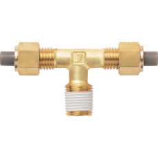 【PTA-4X3-PT1/8-BS】黄銅製継手(ミリ系列) テー 4×3mm PT1/8