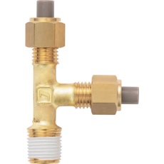 【PTB-6X4.5-PT1/8-BS】黄銅製継手(ミリ系列) サービステー 6×4.5mm PT1/8