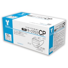 【76231】竹虎 サージマスクCP 金属ノーズブリッジ ホワイト