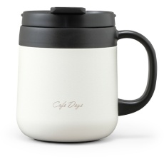 【CD-2WT380-W】IRIS 529373 カフェデイズ 2wayふた付きマグカップ