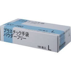 【VC-260L】IRL プラスチック手袋パウダーフリー L