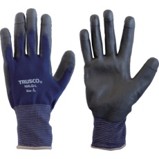 【NALG-L】TRUSCO 5本指先補強 ウレタン背抜き手袋 L