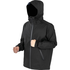 【TRESWLL-BK】TRUSCO 高耐候・軽量ストレッチレインウェア ブラック LL