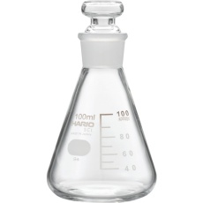 【TSF-100-SCI】HARIO 共栓三角フラスコ100ml(TS22)