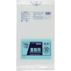 【TM73】メタロセン配合ポリ袋 70L透明10枚 厚み0.035mm