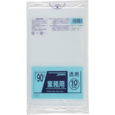 【TM93】メタロセン配合ポリ袋 90L 透明 10枚 厚み0.040mm