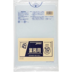 【P-43】業務用ポリ袋 45L 透明 10枚 厚み0.030mm