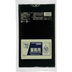 【P-72】業務用ポリ袋 70L 黒 10枚 厚み0.040mm