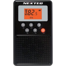 【NX-W109RD BK(W)】F.R.C. 防災ラジオ(ブラック)