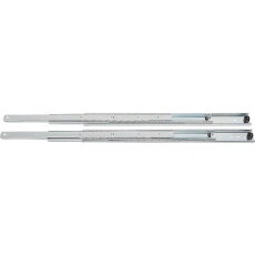 【SL9000-24-2SET】TRUSCO 三段引きスライドレール 重荷重用 609.6mm 2本入