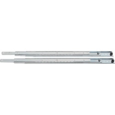 【SL9000-28-2SET】TRUSCO 三段引きスライドレール 重荷重用 711.2mm 2本入