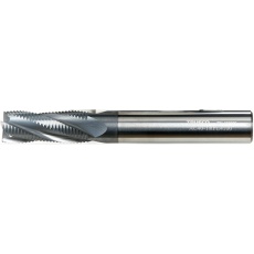 【AC40-TRFE4100】TRUSCO 一般鋼粗加工用ラフィングエンドミル(ねじれ角25°)10.0