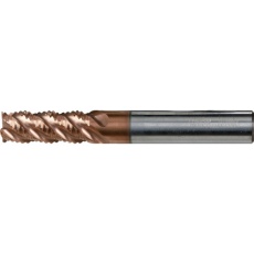 【TS50-THRFE4140】TRUSCO 高能率粗加工用ラフィングエンドミル(ねじれ角45°)14.0