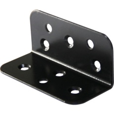 【24S-833BK】TRUSCO 2x4サポート 黒粉体塗装 L字金具