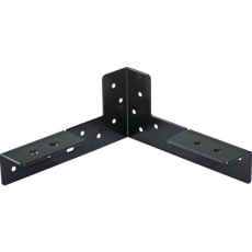【24S-83BK】TRUSCO 2x4サポート 黒粉体塗装 受け金物