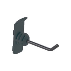 【TUR-FJTL-BK】TRUSCO パネリーナ用樹脂フック 縦型ロング 黒