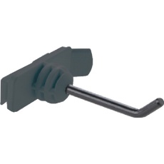 【TUR-FJYL-BK】TRUSCO パネリーナ用樹脂フック 横型ロング 黒