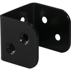 【24S-334BK】TRUSCO 2x4サポート 黒粉体塗装 コの字金具