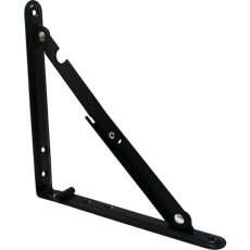 【LTO-200-BK】TRUSCO 折り畳み棚受 200mm 黒色