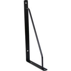 【ALT210-BK】TRUSCO カラーアーム棚受 210mm 黒色