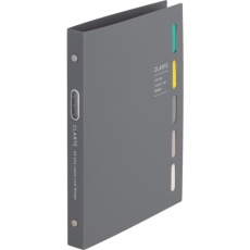 【F415-11】maruman A5 バインダー クラルテ グレー