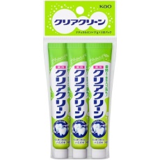 【732354】Kao クリアクリーンナチュラルミント ミニ 17g×3(薬用ハミガキ)