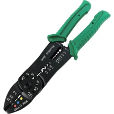 【WDP-402】ベストツール WELL 電工ペンチ(裸端子圧着、絶縁端子圧着用)
