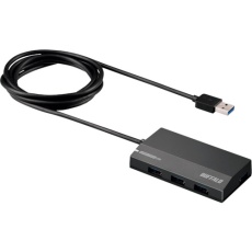 【BSH4A120U3BK】BUFFALO USB3.0 スタンダード 4ポート セルフパワーハブ