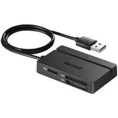 【BSCR100U2BK】BUFFALO USB2.0 マルチカードリーダー/ライター スタンダードモデル