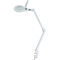 【LS2-125AD】SK アーム式LED拡大鏡 無段階調光機能付 2倍 Φ116mm