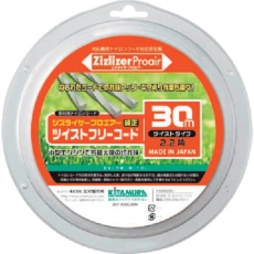 【ZCT-K22L30M】KITAMURA 四角形ツイストナイロンフリーコード(30M)