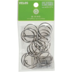 【DL-2218】VELOS 二重リング 25mm 18本入